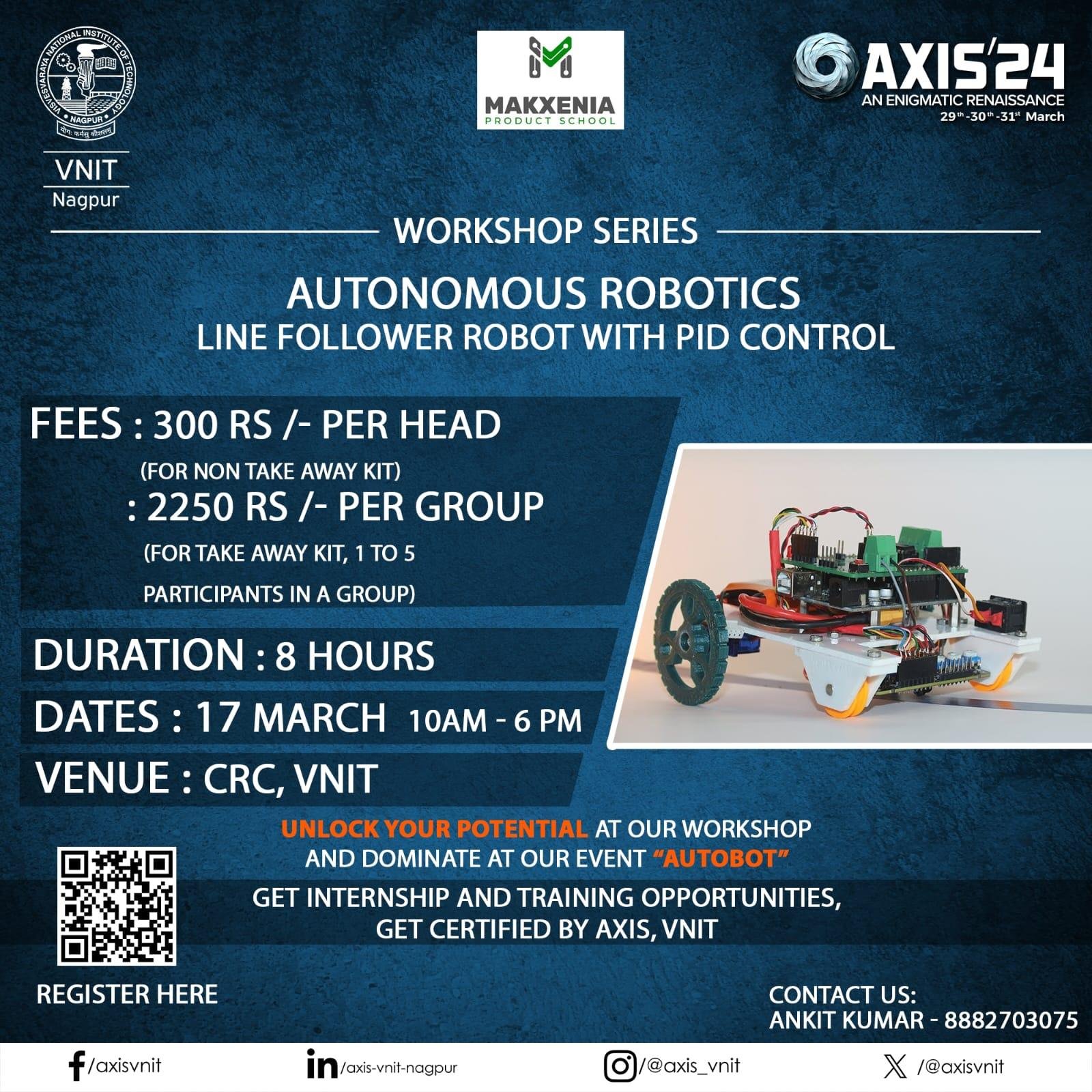 Axis’24 Line Follower Workshop